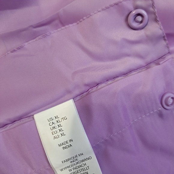 Nautica Pet XL Reversable Light Purple  Lined Sherpa Dog Jacket - Picture 8 of 9